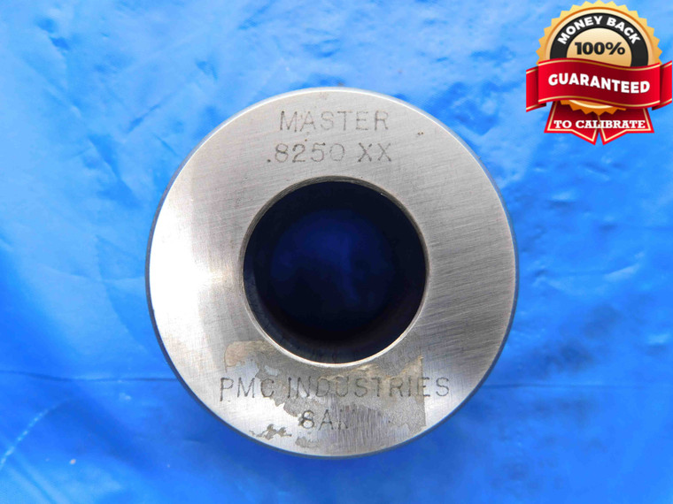 .8250 CL XX MASTER PLAIN BORE RING GAGE .8281 -.0031 OVERSIZE 53/64 21 mm .825 - BT3739AC4