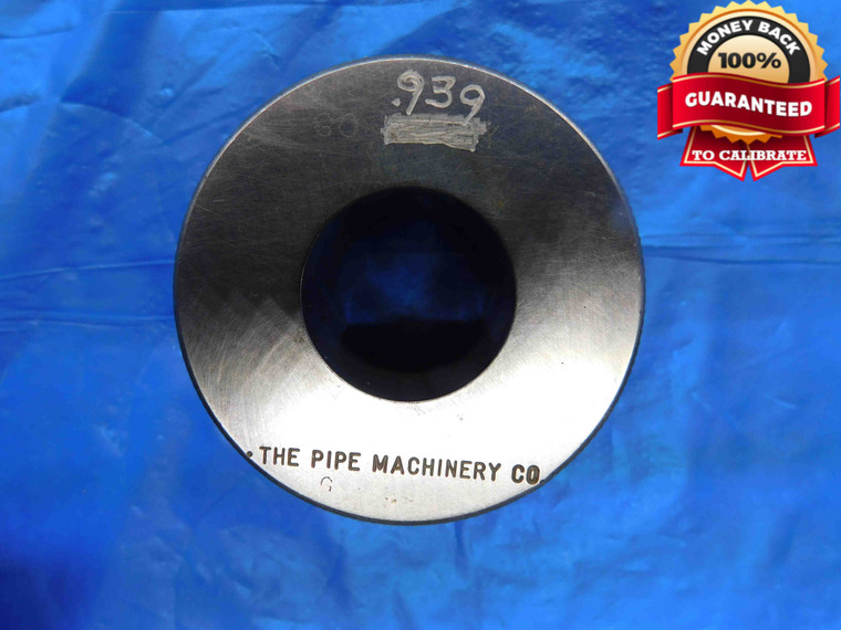 .9390 CLASS Y MASTER PLAIN BORE RING GAGE .9375 +.0015 OVERSIZE 15/16 24 mm .939 - BT3734AC4