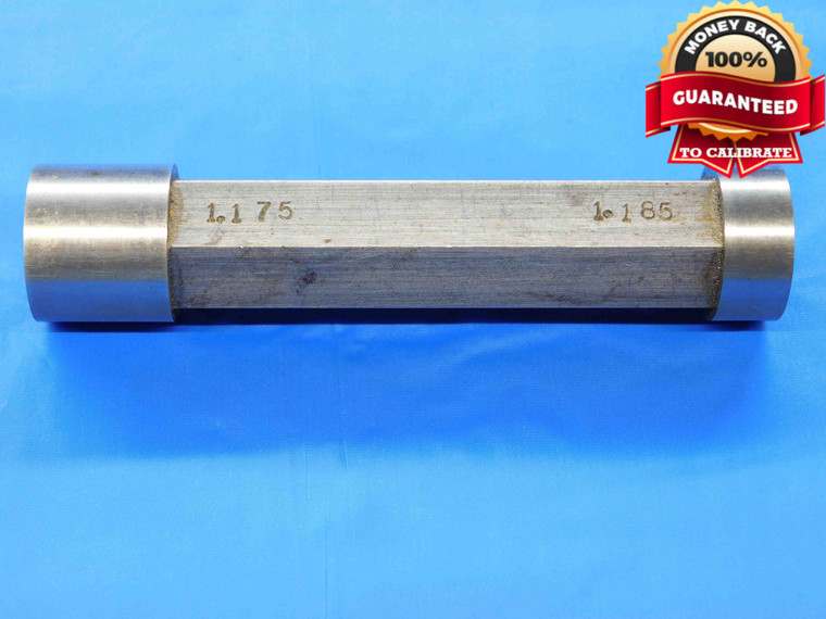 1.1750 & 1.1850 PIN PLUG GAGE GO NO GO 1.1875 -.0025 1 3/16 30 mm 1.175 1.185 - JC3005AL4