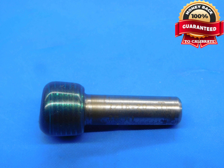 7/16 20 UNF 2B STI HELICOIL THREAD PLUG GAGE .4375 NO GO ONLY P.D. = .4744 CHECK - DW27489AQ4