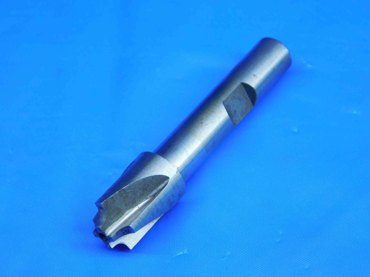 MOON 1/2 O.D. CORNER ROUNDING HSS END MILL 3/8 SHANK 4 FL .5 3/32 RADIUS CNC - BR4590LVR