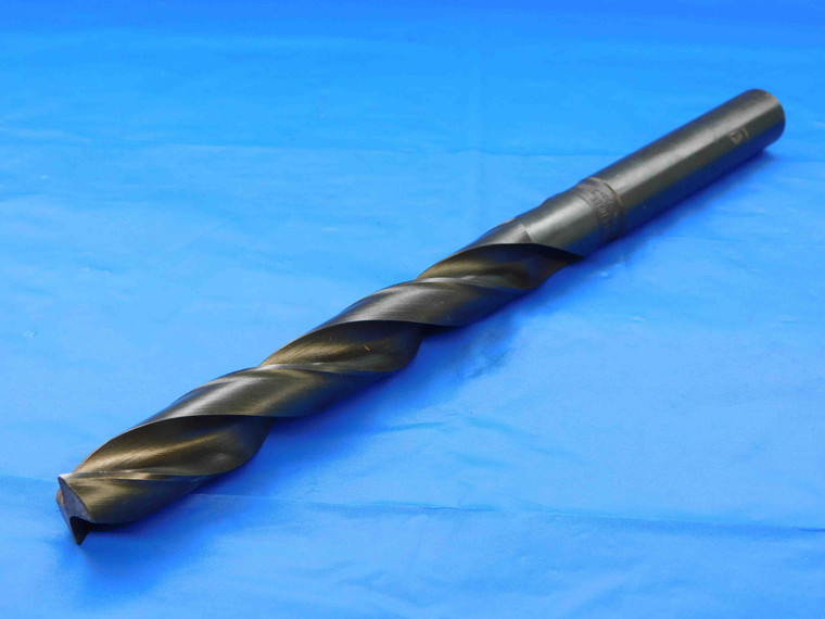 CLEVELAND 49/64 O.D. HSS FLAT BOTTOM TWIST DRILL BIT 0.765 SHANK .7656 USA MADE - JC3168LVR