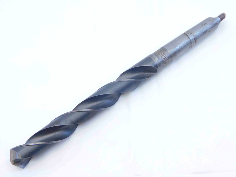 LSI 3/4 O.D. HSS TWIST DRILL BIT MORSE TAPER #2 SHANK 5 1/4 LOC .75 MT2 USA - JC3177LVR