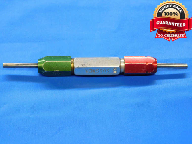 .1100 & .1140 CL Y PIN PLUG GAGE GO NO GO .1094 +.0006 7/64 3 mm .110 .114 CHECK - JC3078AL4