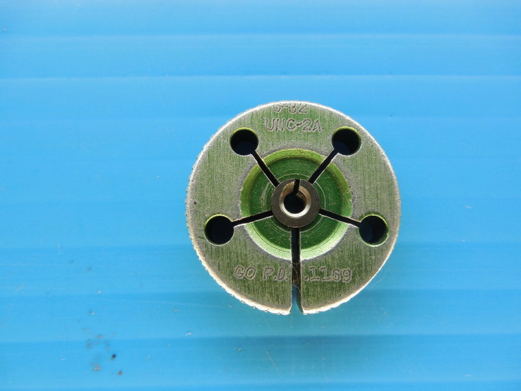 6 32 UNC 2A THREAD RING GAGE #6 32.00 GO ONLY P.D. = .1169 INSPECTION TOOLING - TT0011RL