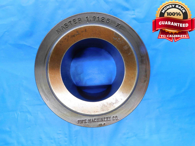 1.9125 CL X MASTER PLAIN BORE RING GAGE 1.9063 +.0062 OVERSIZE 1 29/32 48.578 mm - BT3842AL4