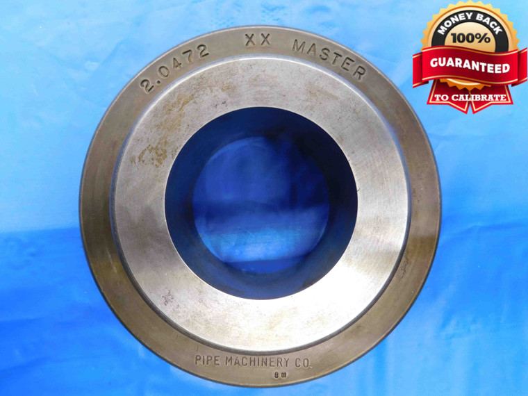 2.0472 CLASS XX MASTER PLAIN BORE RING GAGE 2.0469 +.0003 UNDERSIZE 2 3/64 52 mm - BT3858AL4