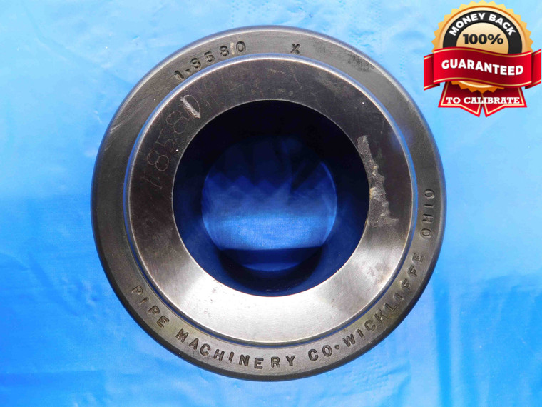 1.8581 CLASS X MASTER PLAIN BORE RING GAGE 1.8594 -.0013 OVERSIZE 1 55/64 47 mm - BT3860AL4