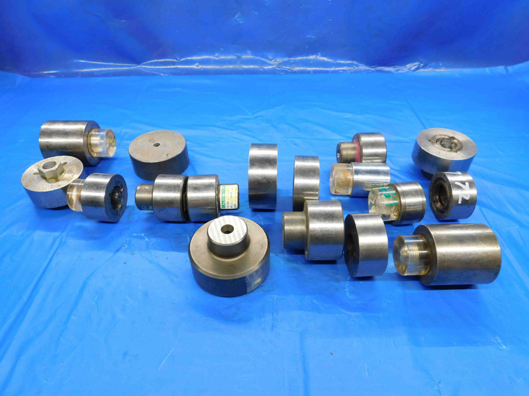 LOT OF SETTING DISC GAGES VARIOUS SIZES CALIBRATION LAB GO NO GO REVERSIBLE - BT3867AP1