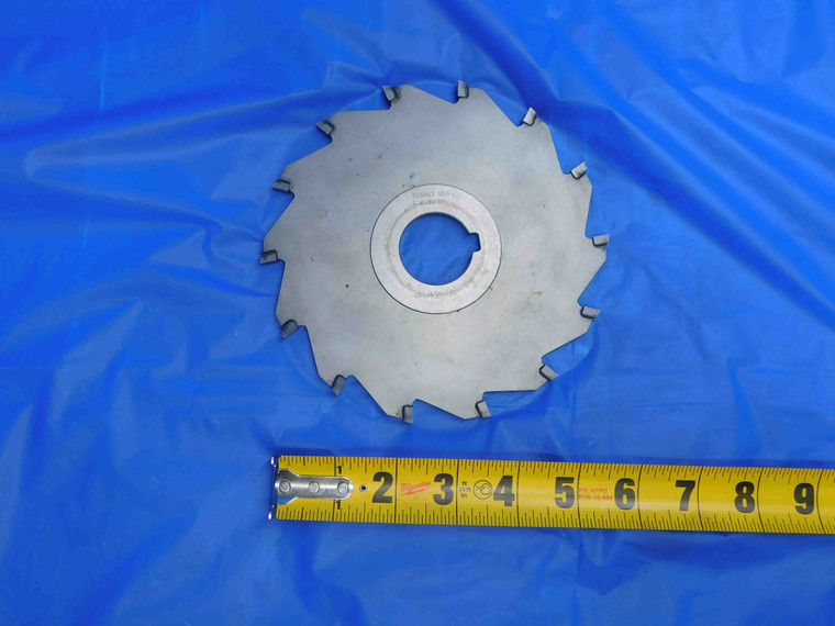 R.R.T. 6" O.D. X 0.251 WIDTH X 1 1/4 PILOT SIDE MILLING CUTTER 14 T CARBIDE - AJ0788CK2