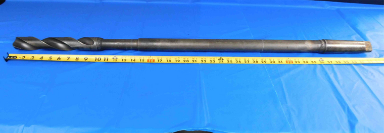 1 5/8 O.D. HSS TWIST DRILL BIT MORSE TAPER #5 SHANK 8 1/2 LOC 1.625 MT5 CNC