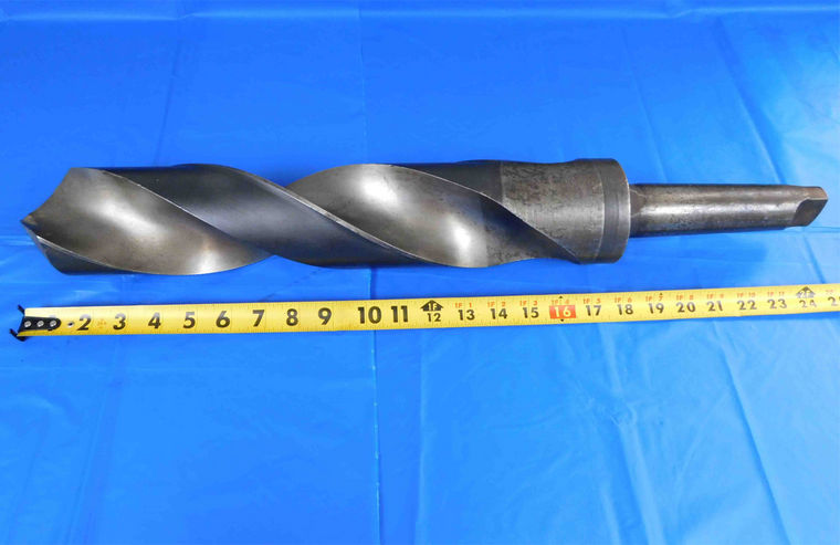 CHICAGO LATROBE 3 3/8 O.D. HSS TWIST DRILL BIT MORSE TAPER #5 SHANK 3.375 MT5