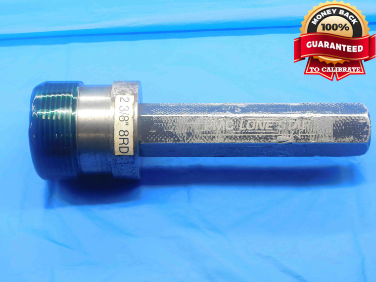 2 3/8 8 API UP TBG PIPE THREAD PLUG GAGE 2.375 2.3750 2 3/8"-8 INSPECTION CHECK - DW27565AT4