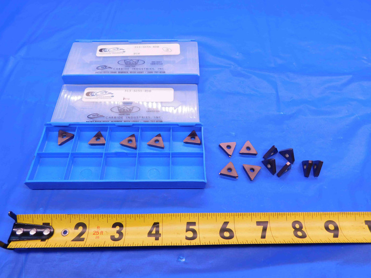 15pcs NEW COLE 313-5055-EDB FC8 CARBIDE THREADING INSERTS INDEXABLE TOOLING - CB3794RDT