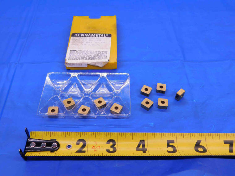 10pcs NEW KENNAMETAL SNMG333 SNMG 09 04 12B KC810 TiN COATED CARBIDE INSERTS - CB3809RDT