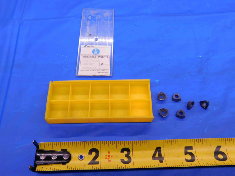 6pcs NEW DIJET 11318-Z6659 JC5040 CARBIDE INSERTS INDEXABLE MACHINIST TOOLING - CB3801RDT