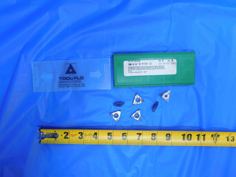 6pcs NEW TOOL FLO TF17131A3 TNMB 43 50' RH TF17131 C3 CARBIDE GROOVING INSERTS - AJ0890RDT