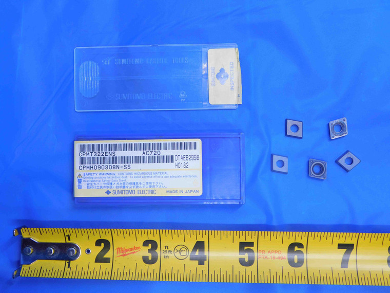 5pcs SUMITOMO ELECTRIC CPMT322ENS CPMH090308N-SS AC720 CARBIDE TURNING INSERTS - AJ0910RDT