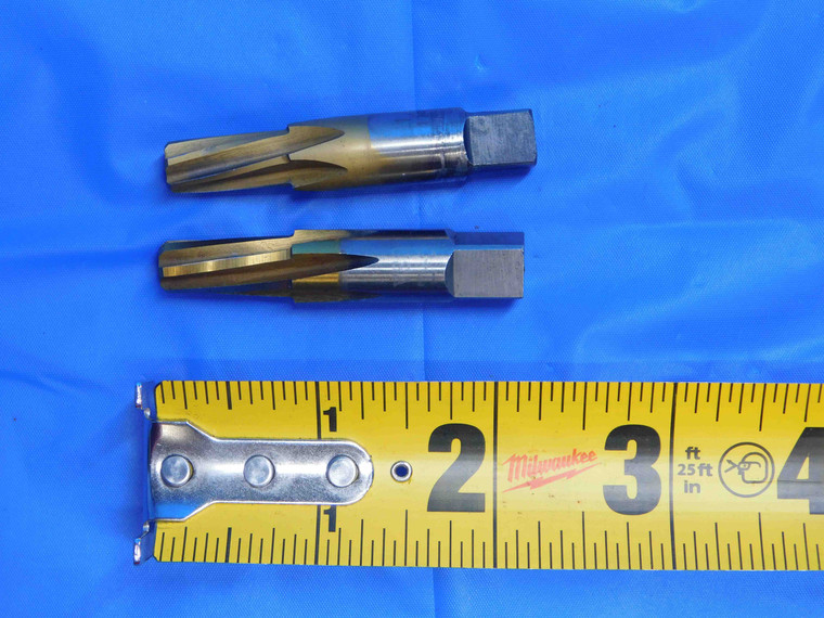 2pcs 1/8 O.D. HSS TiN COATED PIPE REAMERS SPIRAL 6 FLUTE .125 .1250 ONSIZE CNC - AJ1039LVR