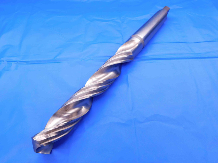 1.223 O.D. HSS TRIPLE MARGIN TWIST DRILL BIT MORSE TAPER #4 SHANK 7 3/4 LOC MT4 - CB3875AB3
