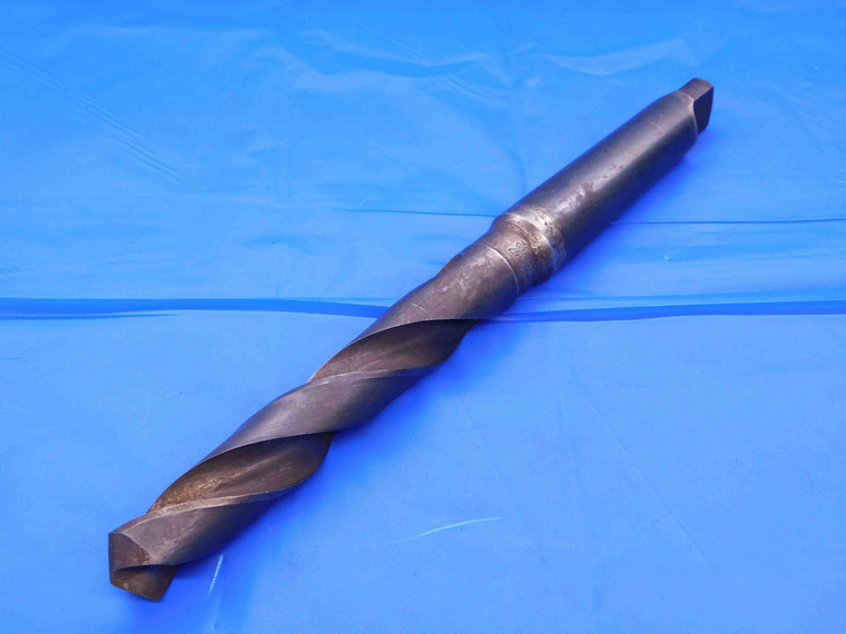 MORSE 27/32 O.D. HSS TWIST DRILL BIT MORSE TAPER #3 SHANK 4 3/8 LOC .8437 MT3 - CB3881AB3