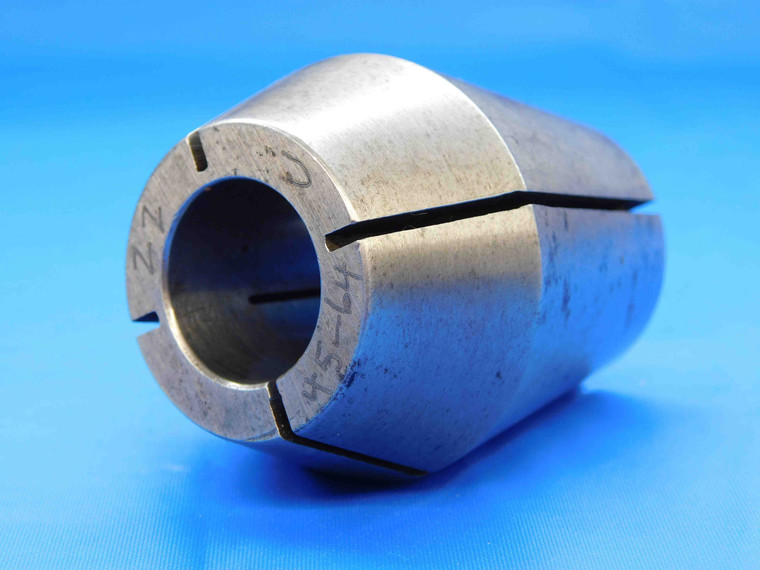 UNIVERSAL ENGINEERING ZZ SERIES DOUBLE TAPER COLLET SIZE 45/64 USA MADE .703125 - JC3270BJ3