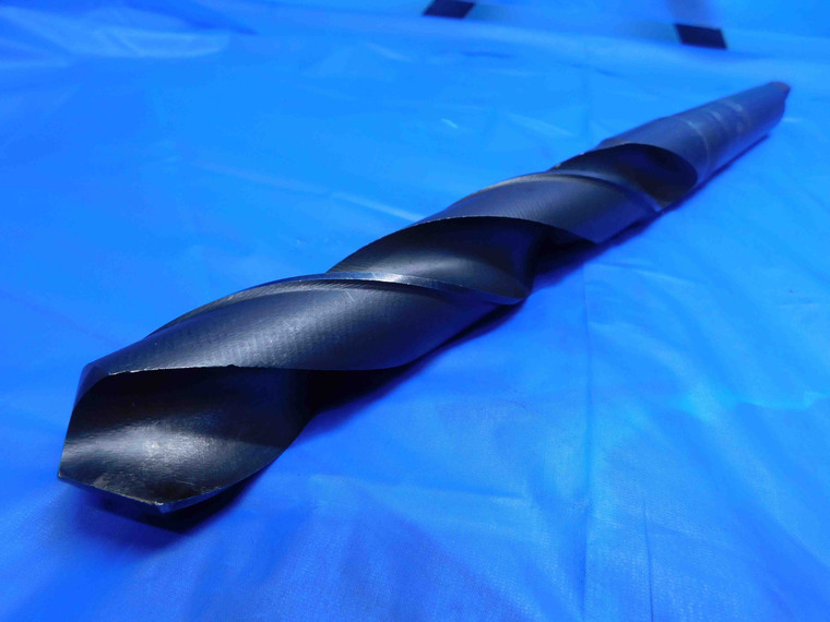 MORSE 1 11/32 O.D. HSS TWIST DRILL BIT MORSE TAPER #4 SHANK 9" LOC 1.3437 MT4 - AJ1273AQ4