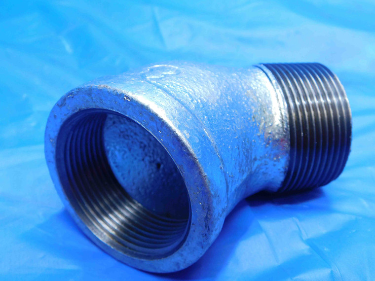 NEW 1 1/2 BSPT THREAD 45 DEGREE STREET ELBOW STEEL - AJ1324LVR