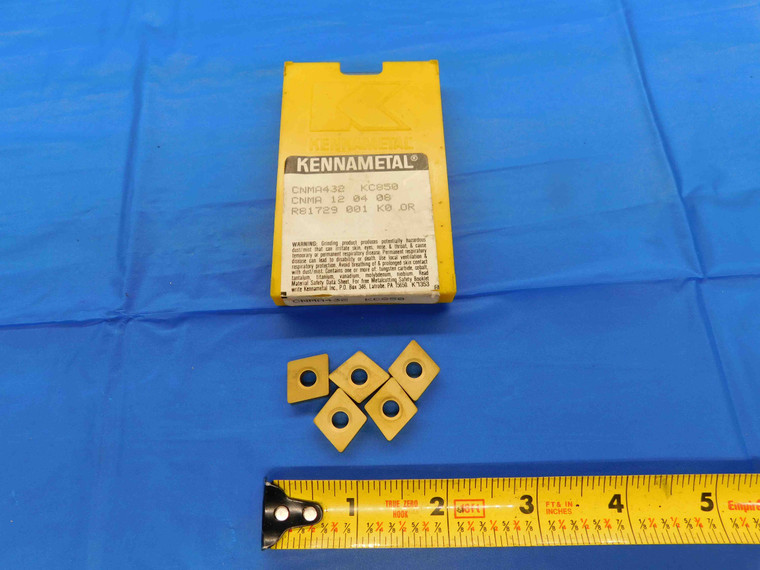5pcs KENNAMETAL CNMA432 CNMA 12 04 08 R81729 001 K0 OR KC850 TIN CARBIDE INSERTS - BT4276AN4