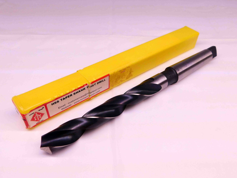 DAGGER 16mm HSS TWIST DRILL BIT MORSE TAPER #2 SHANK 4 3/8 LOC 8 9/16 OAL MT2 - BR4785MJT