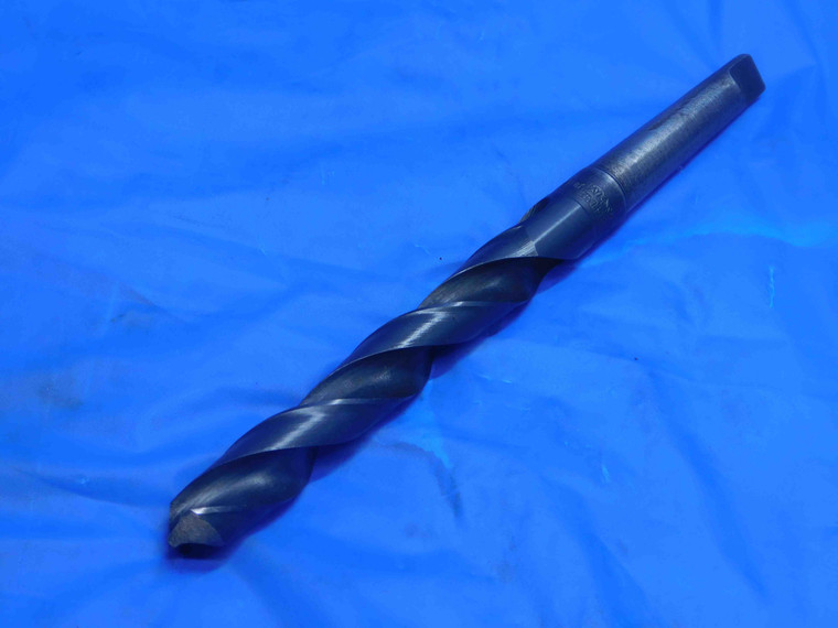 CLEVELAND 49/64 O.D. HSS TWIST DRILL BIT MORSE TAPER #2 SHANK 5" LOC .7656 MT2 - AJ1444AN4
