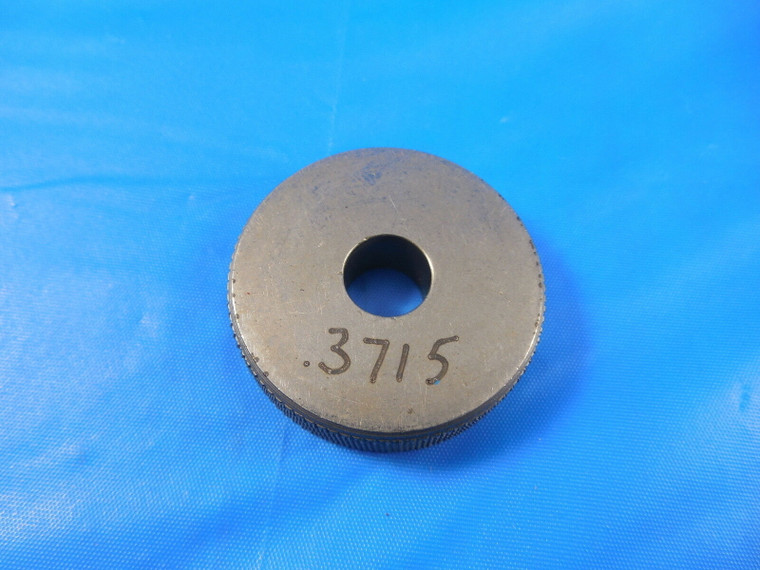 .3715 MASTER SMOOTH PLAIN BORE RING GAGE .375 - .0035 UNDERSIZE 3/8 CLASS Z TOOL