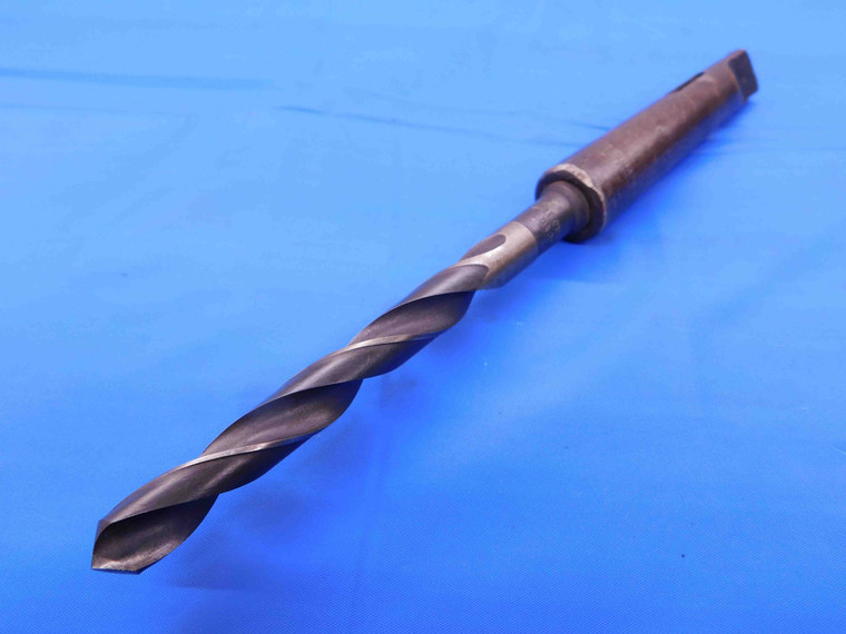 C-L 13/32 O.D. HSS TWIST DRILL BIT 2701 MORSE TAPER #2 SHANK .4062 MT2 USA MADE - CB4166AN4