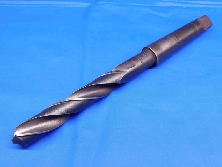 OSBORN 37/64 O.D. HSS TWIST DRILL BIT MORSE TAPER #2 SHANK 3 5/8 LOC .5781 MT2 - BR4917AN4