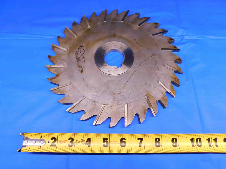THREE RIVERS 10" OD X 3/8 WIDTH STAGGERED TOOTH SIDE MILLING CUTTER 32 T USA - BR4972CP2