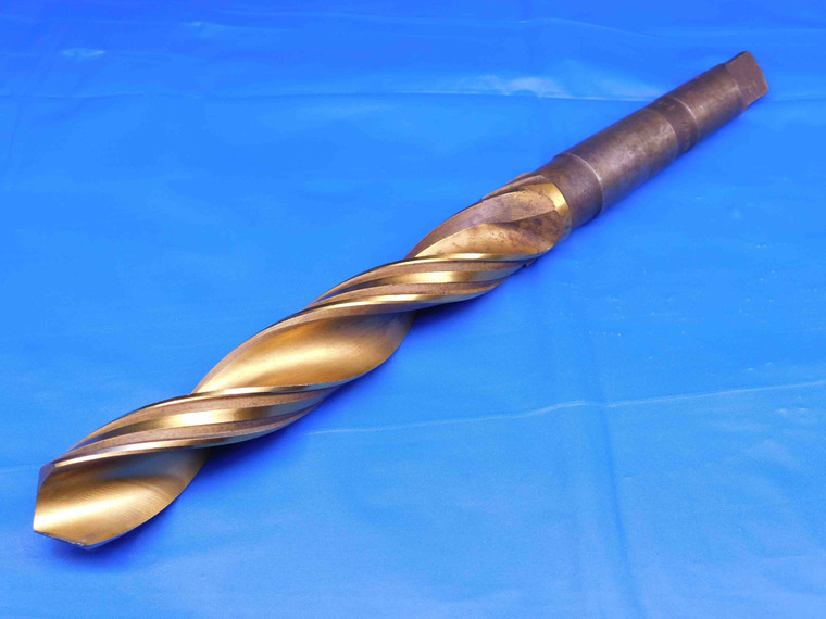 MORSE 1 1/64 O.D. TiN HSS TRIPLE MARGIN DRILL BIT MORSE TAPER #3 1.0156 MT3 - BR5144AN4