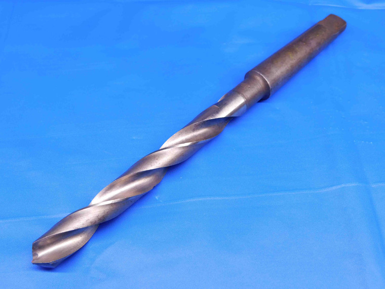 STANDARD 35/64 O.D. HSS TWIST DRILL BIT MORSE TAPER #2 SHANK .5468 MT2 USA MADE - BR5152AN4