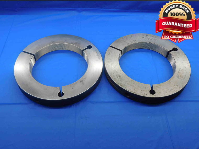 5 1/2 16 UN 2A BEFORE PLATE THREAD RING GAGES 5.5 GO NO GO PDS= 5.4556 & 5.4503 - DW28521AZ4