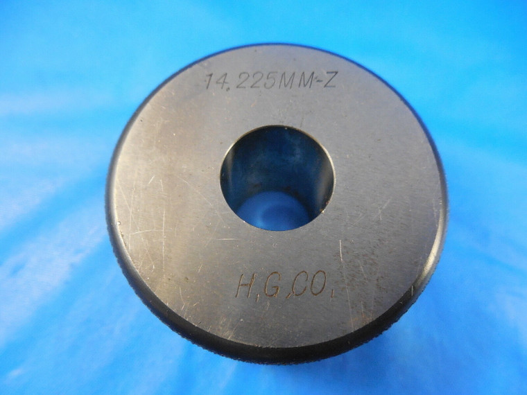 14.225 CLASS Z METRIC SMOOTH PLAIN BORE RING GAGE 14MM + .225MM OVERSIZE TOOL