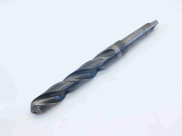 STANDARD 7/8 O.D. HSS TWIST DRILL BIT MORSE TAPER #2 SHANK 5" LOC .875 MT2 USA - BR5522AY4