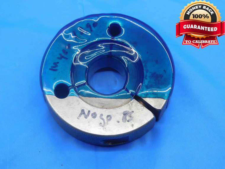 7/8 32 UN 2A THREAD RING GAGE .875 .8750 NO GO ONLY P.D. = .8500 INSPECTION - DW28652LVR