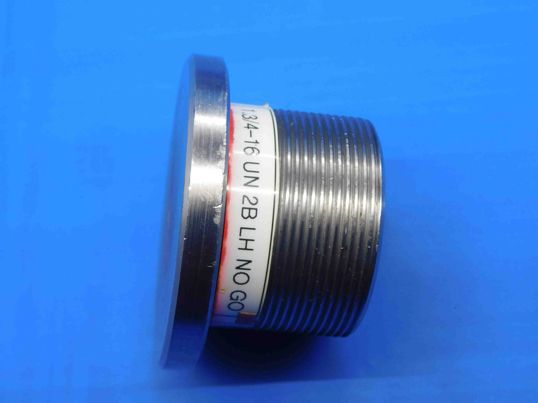 SHOP MADE 1 3/4 16 UN 2B LEFT HAND THREAD PLUG GAGE 1.75 1 3/4"-16 NO GO ONLY - DW28753BC4