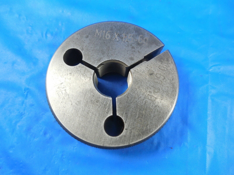 M16 X 1.5 6G METRIC THREAD RING GAGE 16.0 NO GO ONLY P.D.= .5848 INSPECTION TOOL