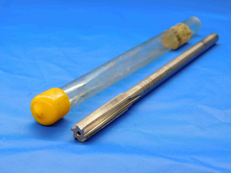 L&I 0.3438 O.D. COBALT CHUCKING REAMER 6 FLUTE .3438 ONSIZE MILLING USA MADE KM1 - JC4216AW4
