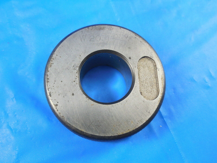 20.398 METRIC SMOOTH PLAIN BORE RING GAGE 20.4 - .002 UNDERSIZE 20 OVERSIZE TOOL