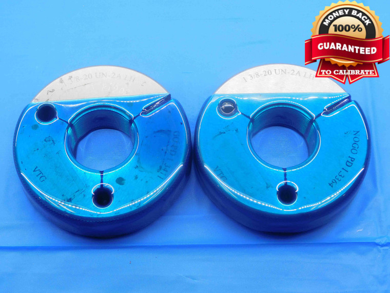 1 3/8 20 UN 2A LEFT HAND VERMONT THREAD RING GAGES 1.375 GO NOGO = 1.3411 1.3364 - DW28897BC4