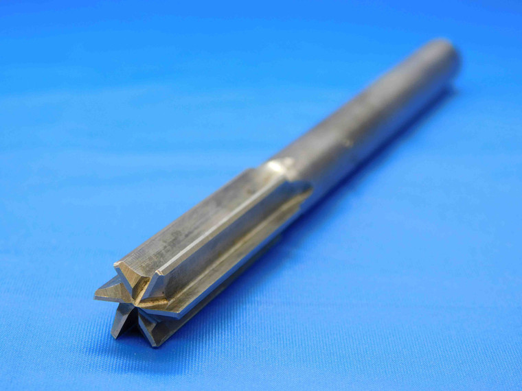 0.4298 O.D. HSS CHUCKING REAMER 6 FLUTE .4298 7/16 .4375 -.0077 UNDERSIZE 11 mm - JC4373OB4