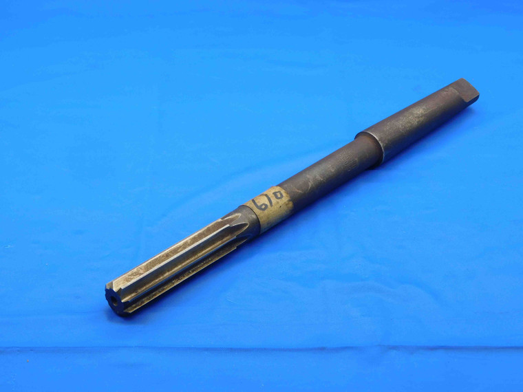 CLEVELAND 0.611 OD HSS REAMER MT2 SHANK 8 FL .611 .6110 .6250 -.0140 UNDERSIZE - DW29309AL4