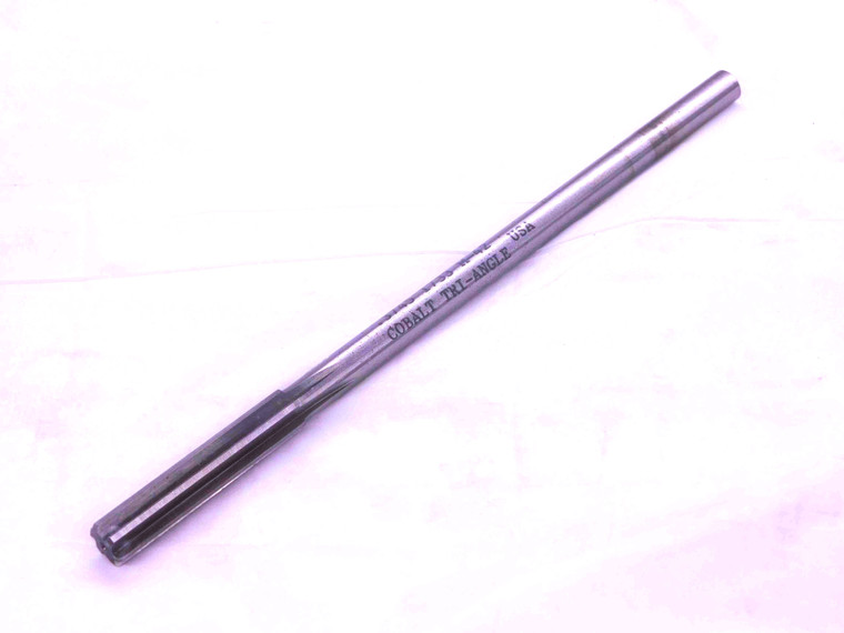 TRI-ANGLE 0.3745 OD COBALT REAMER SHANK 8 FL .3745 3/8 .3750 -.0005 UNDERSIZE - DW29468AL4