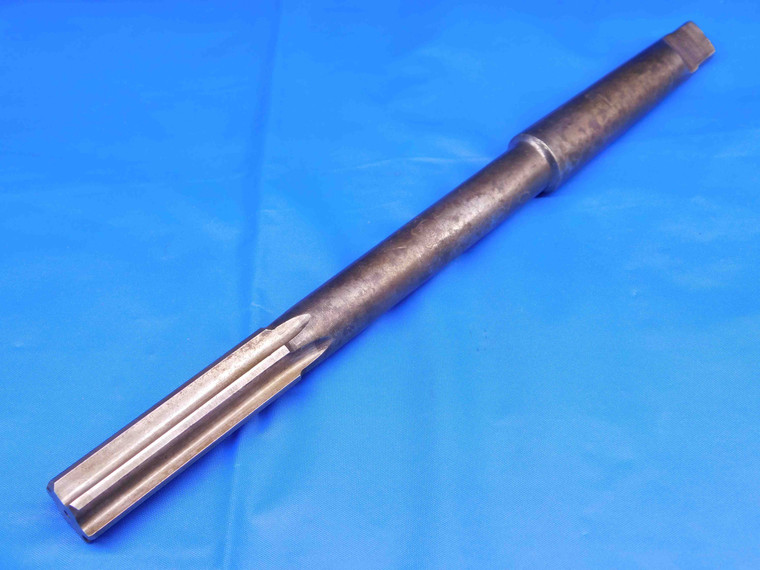 0.6267 OD HSS REAMER MT2 SHANK 6 FL .6267 5/8 .6250 +.0017 OVERSIZE 16 mm CNC - BR6112BP3